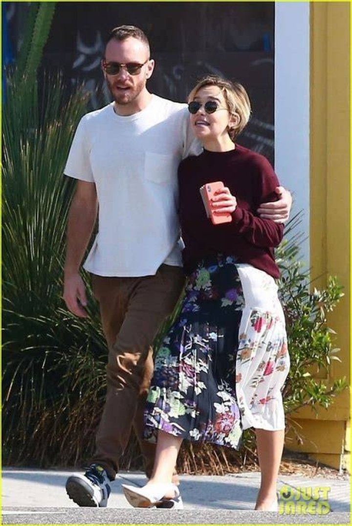 Emilia Clarke and Boyfriend Charlie McDowell Kiss During Afternoon Outing
