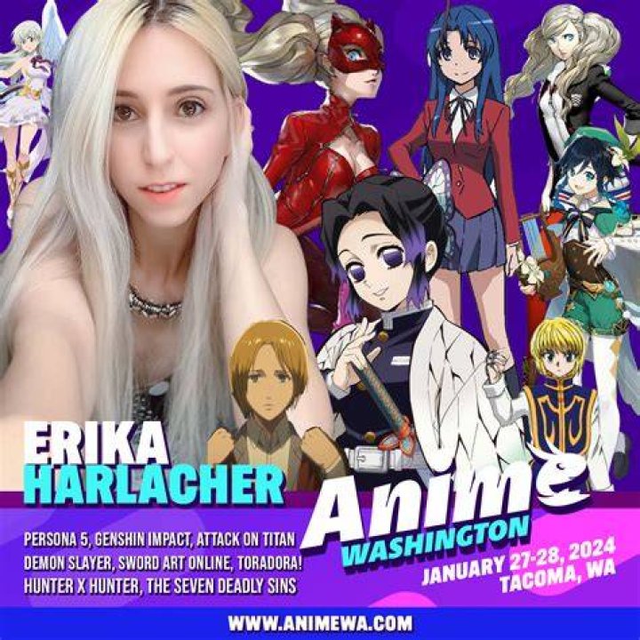 Erika Harlacher as Mikasa Ackerman in Attack on Titan (English Dub Recast)