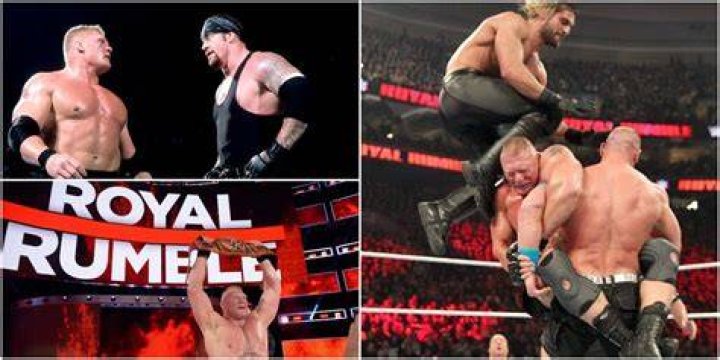 Every Brock Lesnar Match At The Royal Rumble, Ranked Worst To Best