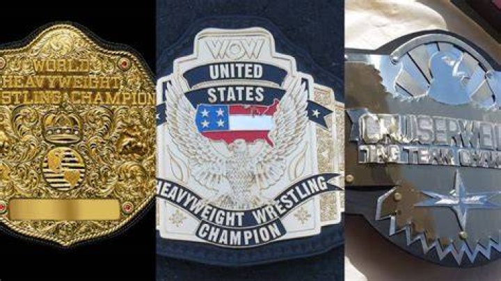 Every WCW Belt Design Ever, Ranked Worst To Best