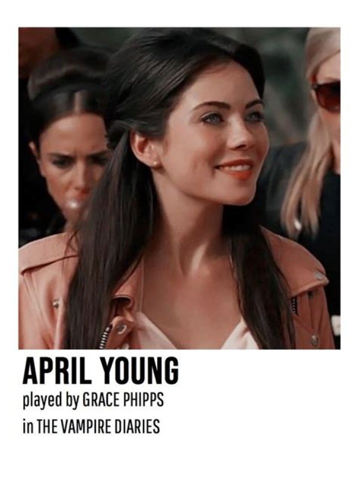 Fan Casting Sarah Desjardins as April Young in The Vampire Diaries on myCast