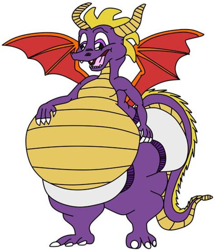 Fat Diapered Spyro by SharpeFan on DeviantArt