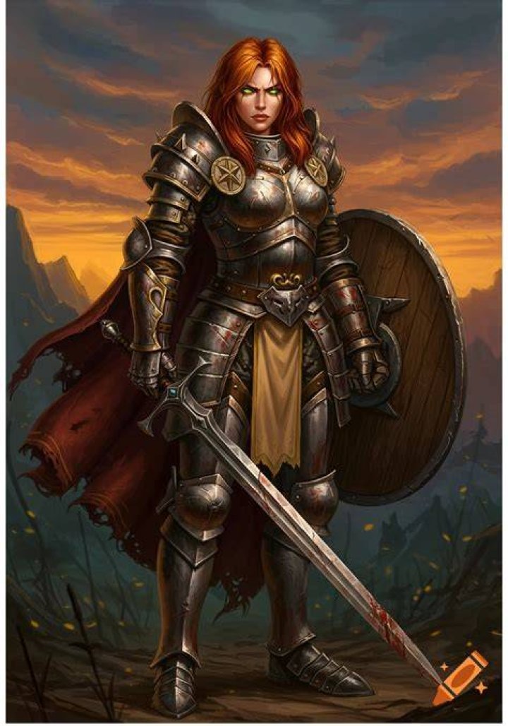 female paladin Google Search Guerreros, Personajes, Armaduras