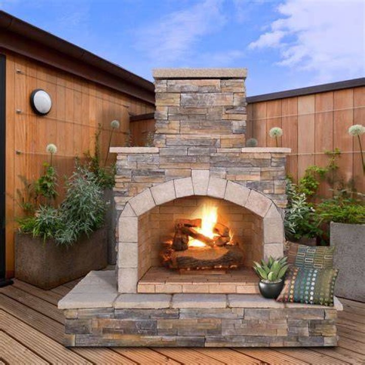 Flamecraft Traditional Outdoor Gas Fireplace Ecomm Via Woodlanddirect.com