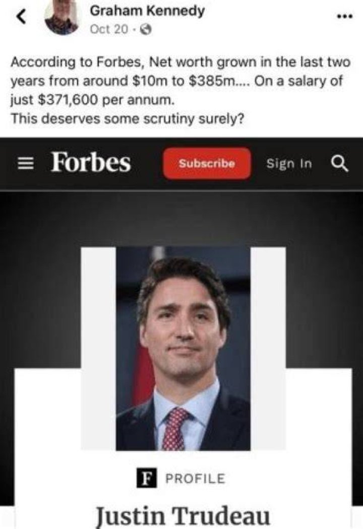 Forbes Justin Trudeau Net Worth: A Comprehensive Analysis