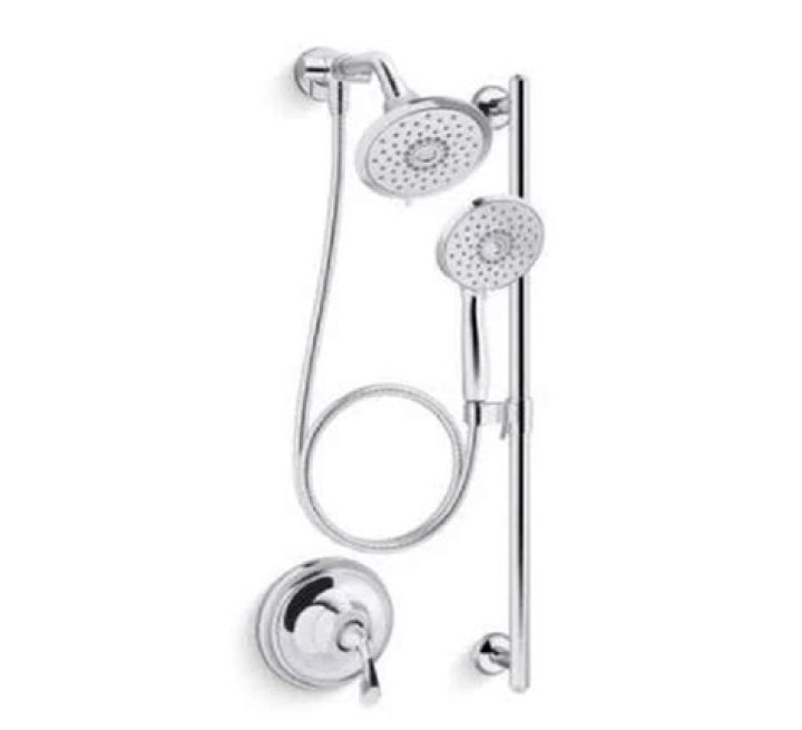 Forte Polished Chrome 3 Spray Shower Head 1.75 Gpm
