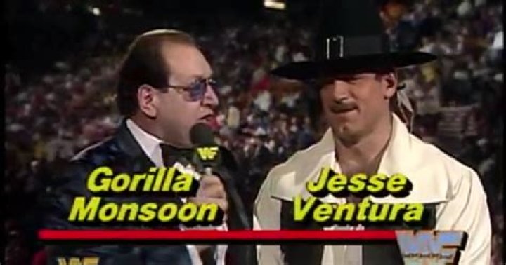 Gorilla Monsoon And Jesse Ventura 