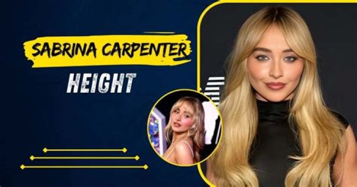 Height And Weight Of Sabrina Carpenter: A Comprehensive Analysis