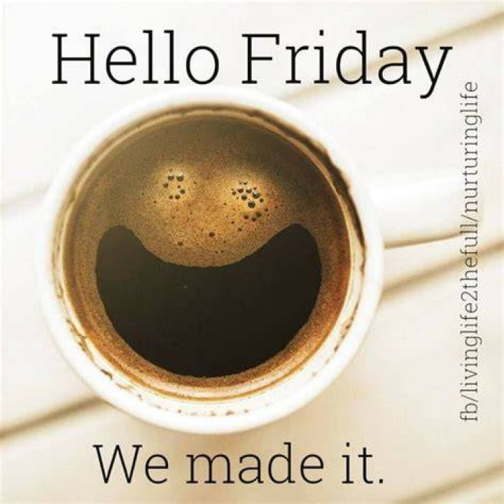Hello Friday, we've been waiting all week for you! Motivation 