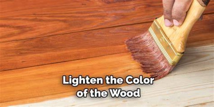 Here's How To Lighten Stained Wood