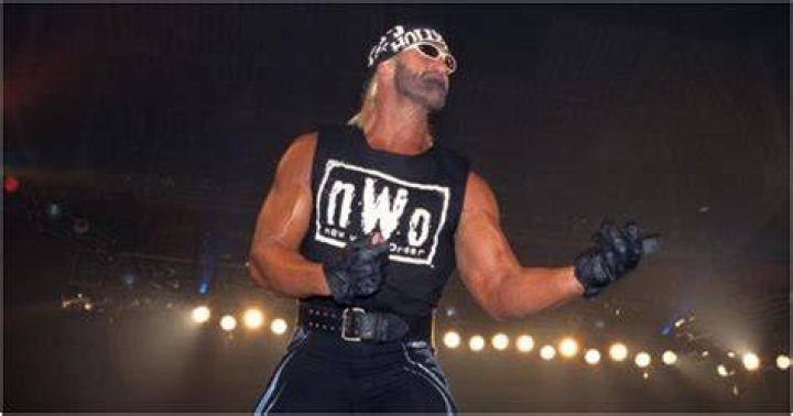 Hollywood Hogan making his entrance. 