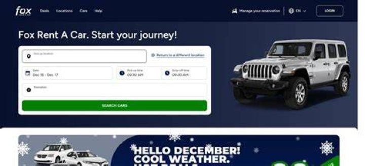 How much is Fox rental car insurance?