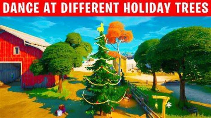How to Dance Under the Fortnite Christmas Trees and Where to Find Them