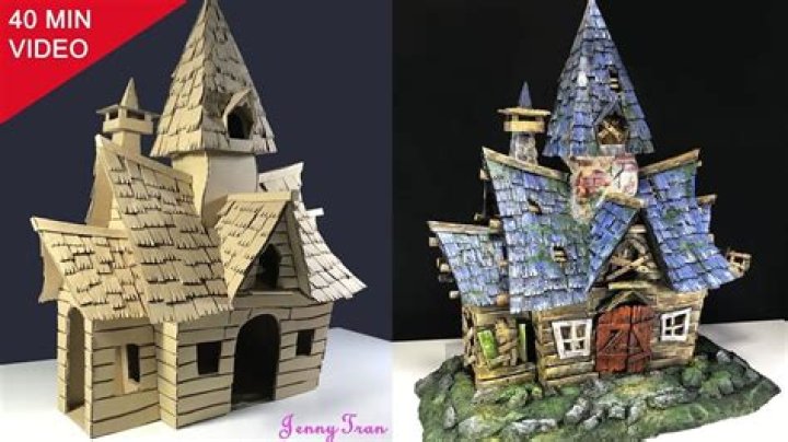 How To Make a Haunted House Out of Cardboard