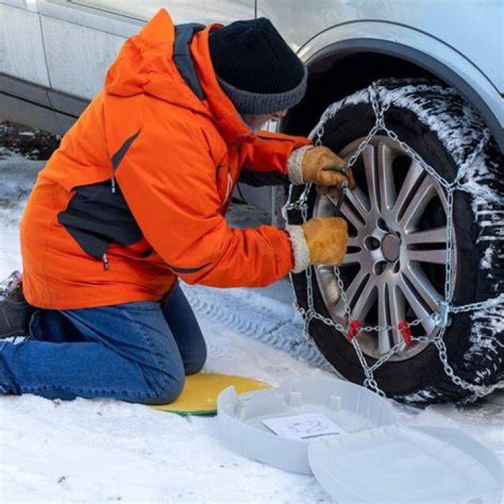 How to Put Snow Chains on Your Tires (DIY)
