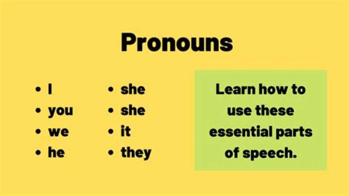 How to Use Pronouns TED IELTS