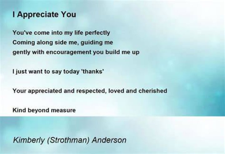I Appreciate You Encouragement