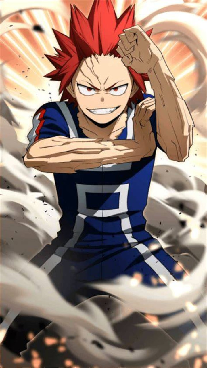Israel Broussard as Eijiro kirishima in My hero academia