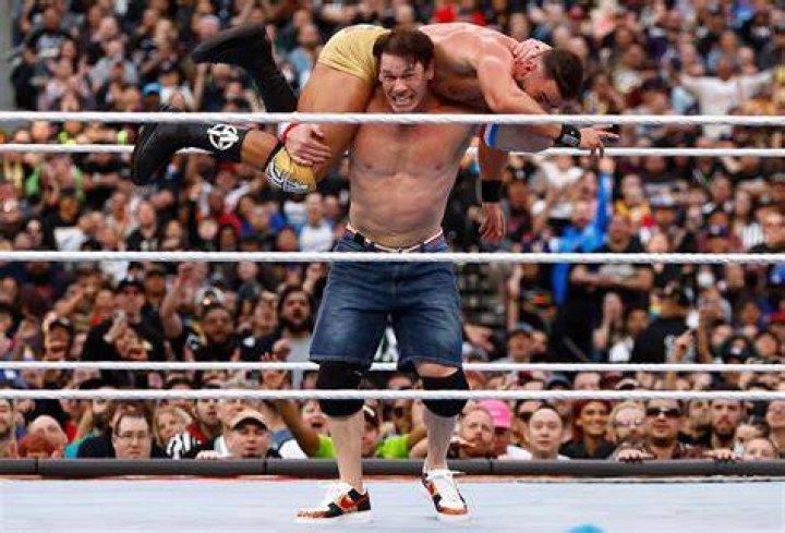 John Cena holds the wrong