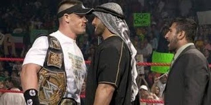 John Cena v Muhammad Hassan Raw June 20, 2005 Cropped