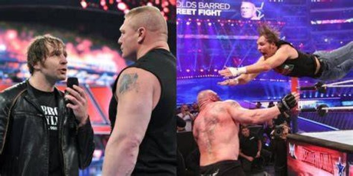 Jon Moxley Vs Brock Lesnar Vs Roman Reigns