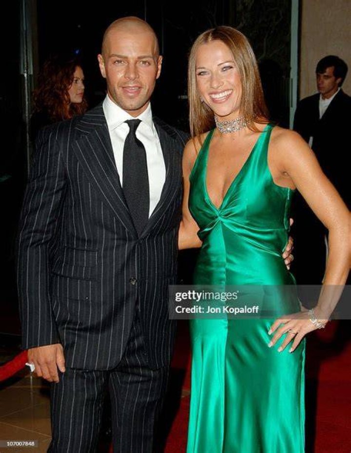 Joseph Lawrence and wife Chandie YawnNelson during Childrens