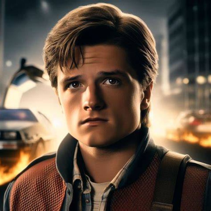 Josh Hutcherson as Marty McFly in Back to the Future