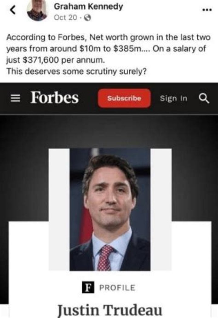 Justin Trudeau Net Worth Forbes: An In-Depth Analysis
