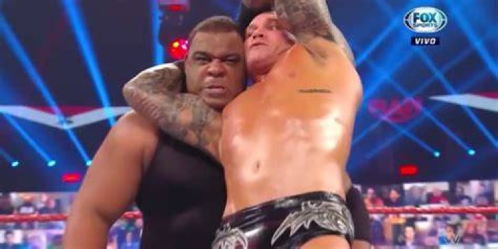 Keith Lee and Randy Orton Staring