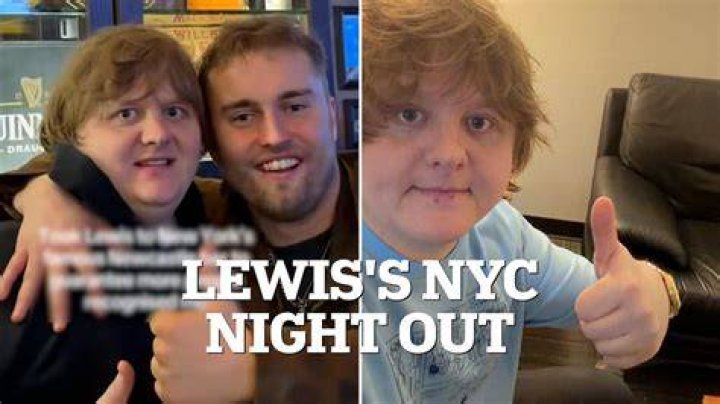 Lewis Capaldi enjoys night out with model and actress Ellie MacDowell