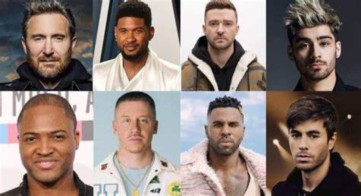 List these White American male singers from most to least passable in