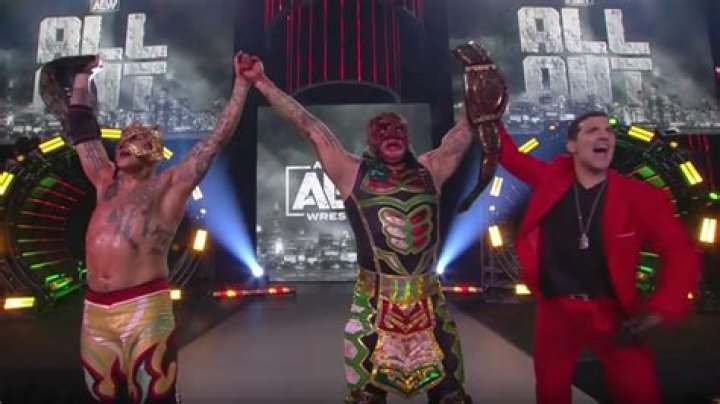 Lucha Bros All Out entrance Cropped