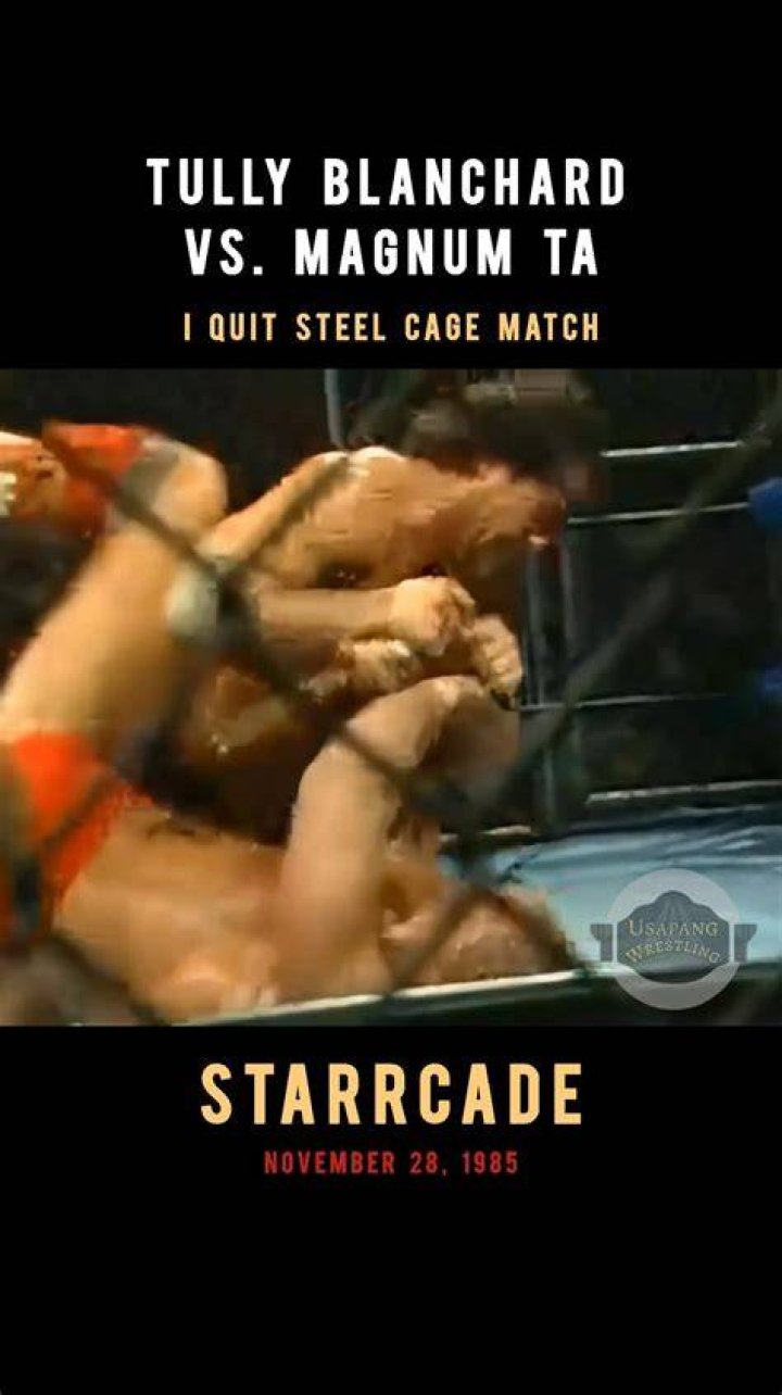 Magnum TA Vs Tully Blanchard Steel Cage I Quit Cropped