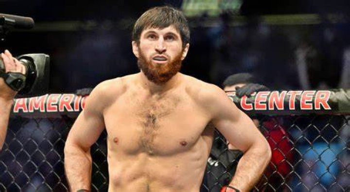Magomed Ankalaev exhales after fighting UFC 282's Jan Blachowicz