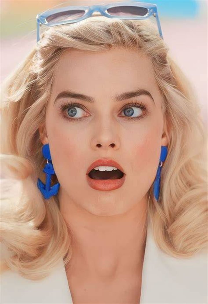 Margot Robbie as Barbara Millicent Roberts in Barbie (2023) Margot