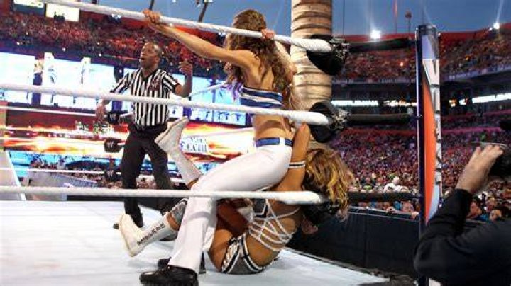 Maria Menounos And Kelly Kelly WrestleMania 28 Cropped