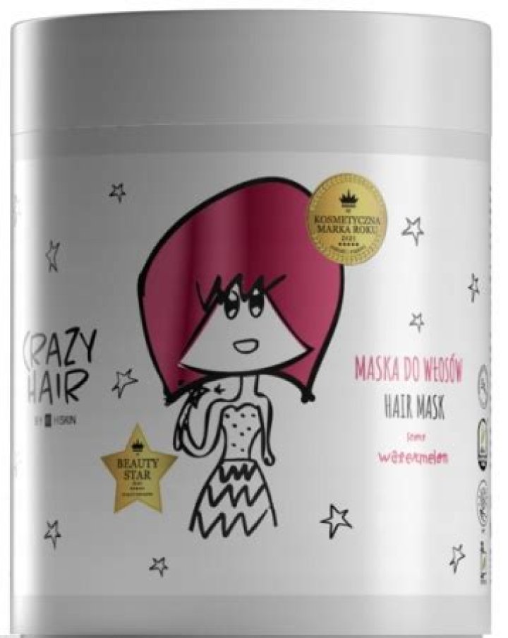 Maska do włos&oacute;w Hiskin Crazy Hair Maska Do Włos&oacute;w Arbuz 1000Ml Opinie