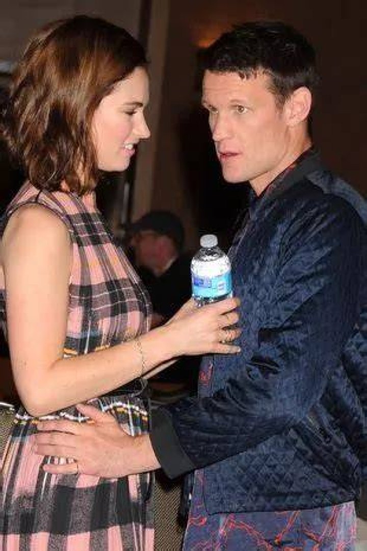 Matt Smith gazes at girlfriend Lily Smith during flirty ComicCon