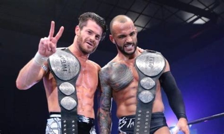 Matt Sydal, Ricochet, Will Ospreay Dives