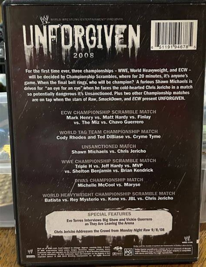 McCool v Maryse Unforgiven 2008