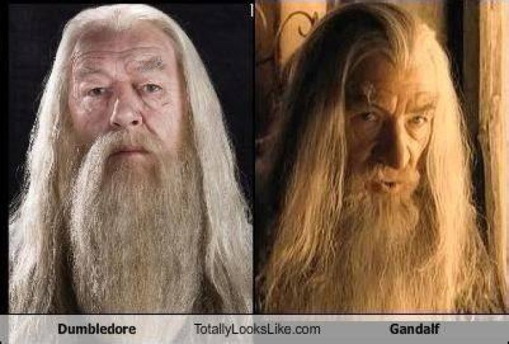 Michael Gambon as Gandalf in The Lord of the Rings