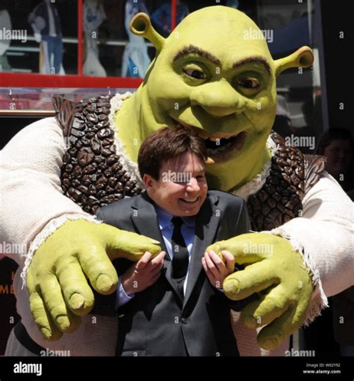 Mike Myers as Voice of Shrek in Shrek (2001) (Disney and Pixar Version)