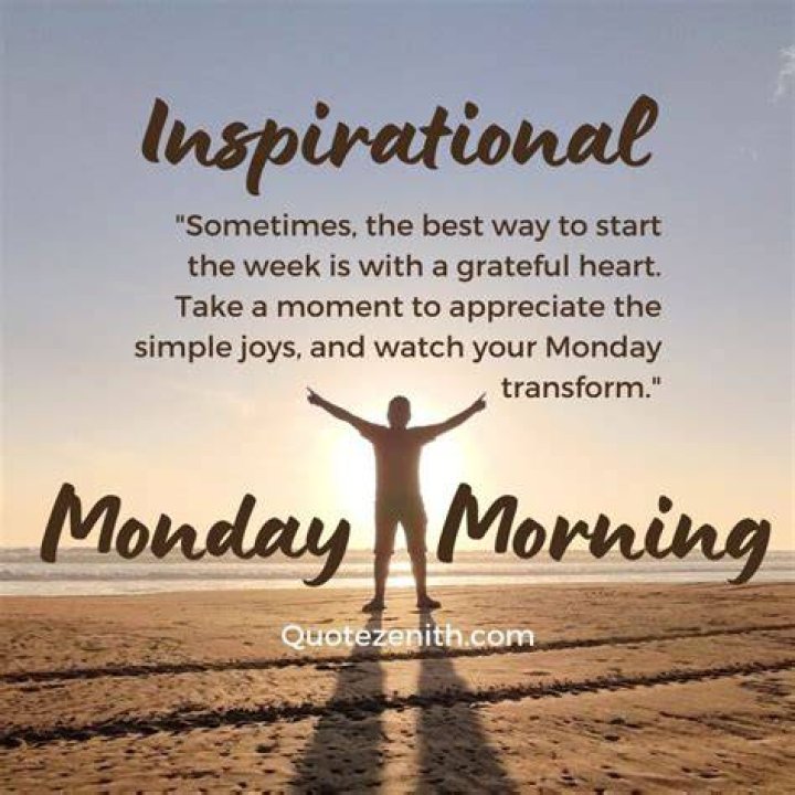 Monday Morning Inspirational Quotes With Beautiful Images