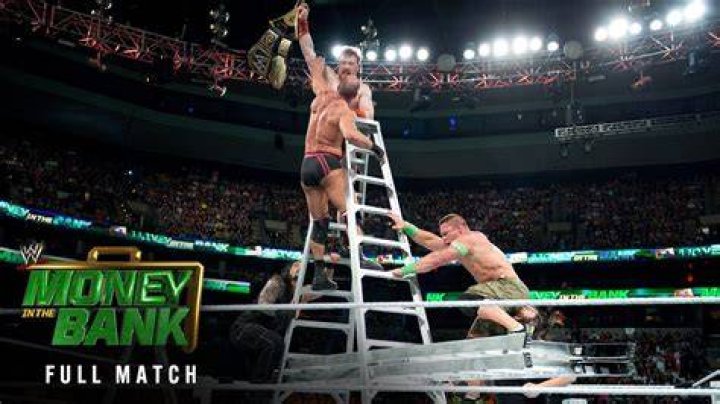 Money in the Bank ladder match WrestleMania 21 Cropped
