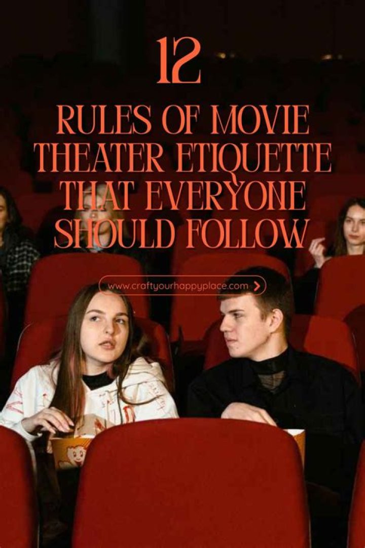 Movie Theater Rules Everyone Should Follow The Game of Nerds