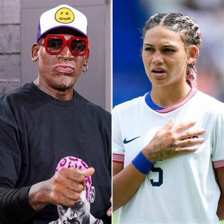 “Never Fails to Make Me Smile” – Dennis Rodman’s Daughter Triity Rodman Receives
a Heartwarming Surprise From NCAA Star Boyfriend Ahead of USWNT Game