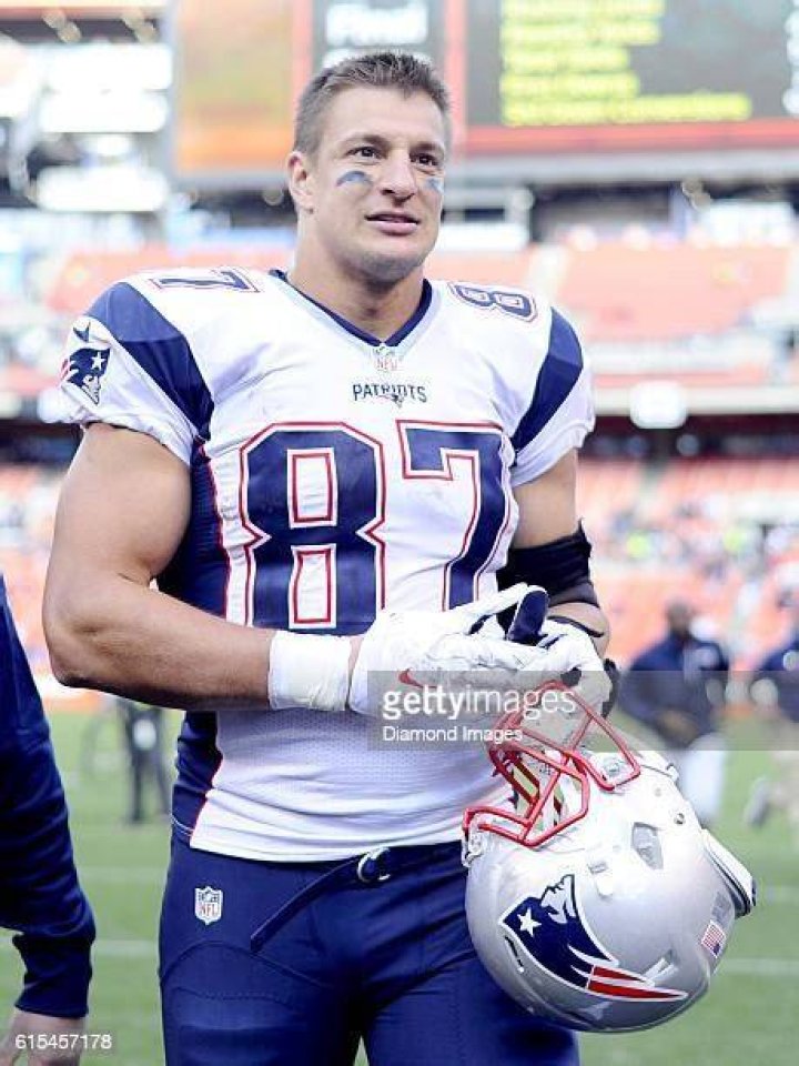 New England Patriots tight end Rob Gronkowski.
