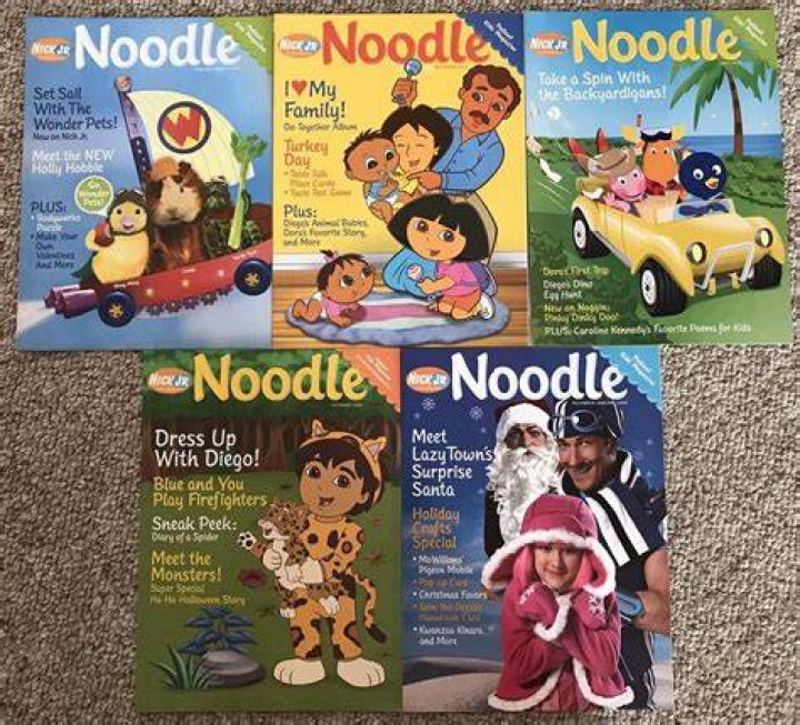 Nick Jr Family Noodle Magazine Dora Backyardigans Wonder Pets Diego