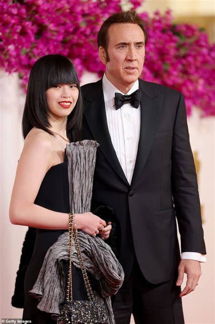 Nicolas Cage and wife Riko Shibata their first child together