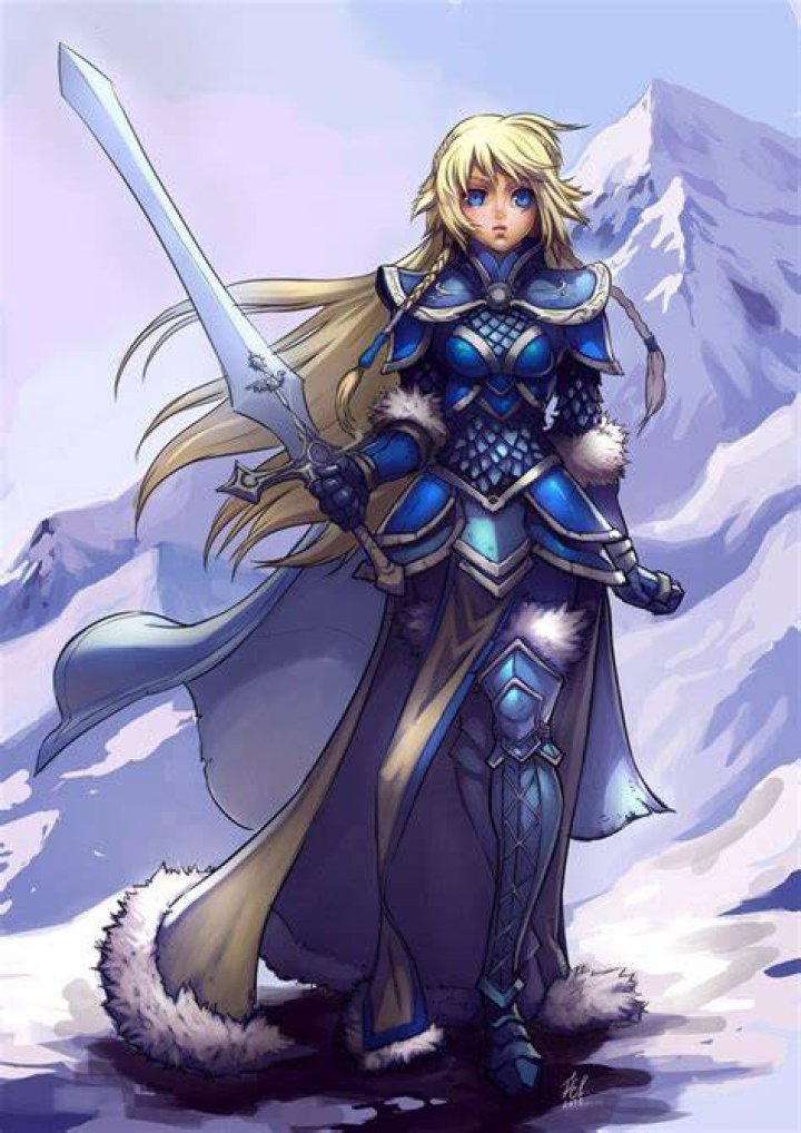 Nordic paladin female by *Felsus